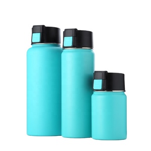 Everich 1000 ml <span class=keywords><strong>Double</strong></span> Paroi En Acier Inoxydable Vide Bouteille D'eau Avec Un Seul <span class=keywords><strong>clic</strong></span> Couvercle Ouvert - Product Image 1