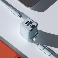 Phantom Sound GaN Travel Kit 45W-Adaptor Pengisi Daya Kabel untuk OPPO/Vivo/USB-C/USB-A/Pengisian Cepat