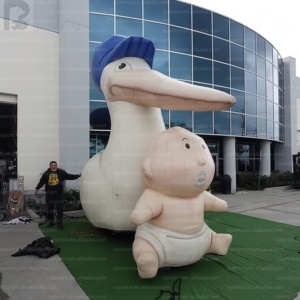 Modèle <span class=keywords><strong>gonflable</strong></span> géant de 20 pieds avec logo personnalisé et éclairage LED pour bébés et tout-petits, idéal pour la publicité, l'activation de marque et la décoration de rue - Product Image 5
