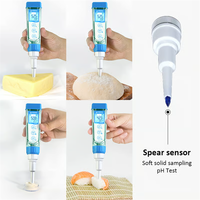 Veidt-Kit de testeur de pH Apera ZenTest PH60S-Z Smart Spear pour les échantillonnages d'aliments/solides/visqueux 7-en-1 Ph/TDS/ORP/TEMP