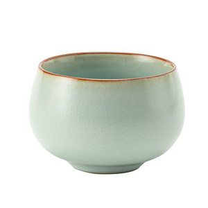 Taza de té Ru Ware de porcelana con esmalte craquelado, estilo tradicional chino, para degustación de té Kung Fu, taza para aroma. - Product Image 5