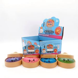 En gros, Jouet anti-stress Squishy coloré et mignon en forme de boulette Bao Taba avec visage souriant, jouet sensoriel en forme de pain vapeur - Product Image 2