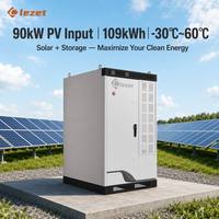 Yüksek Kapasiteli 109kWh 60KW Ticari Batarya Depolama Kabini MPPT 90KW Güneş Enerjisi Girişi IP55 C&I Mikro şebeke için