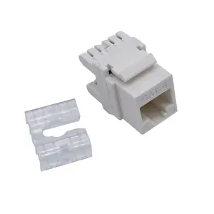 180 Degree Short Type UTP 8P8C RJ45 Cat5e Cat6 Keystone Jack for Patch Panels or Wall Socket