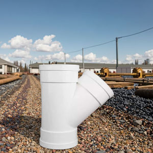 Raccords de tuyaux de drainage en T en <span class=keywords><strong>PVC</strong></span> <span class=keywords><strong>45</strong></span> degrés de diamètre égal réduisant 50 raccords de tuyauterie en T 75 110Y Type <span class=keywords><strong>raccord</strong></span> coudé en <span class=keywords><strong>Pvc</strong></span> en T - Product Image 3