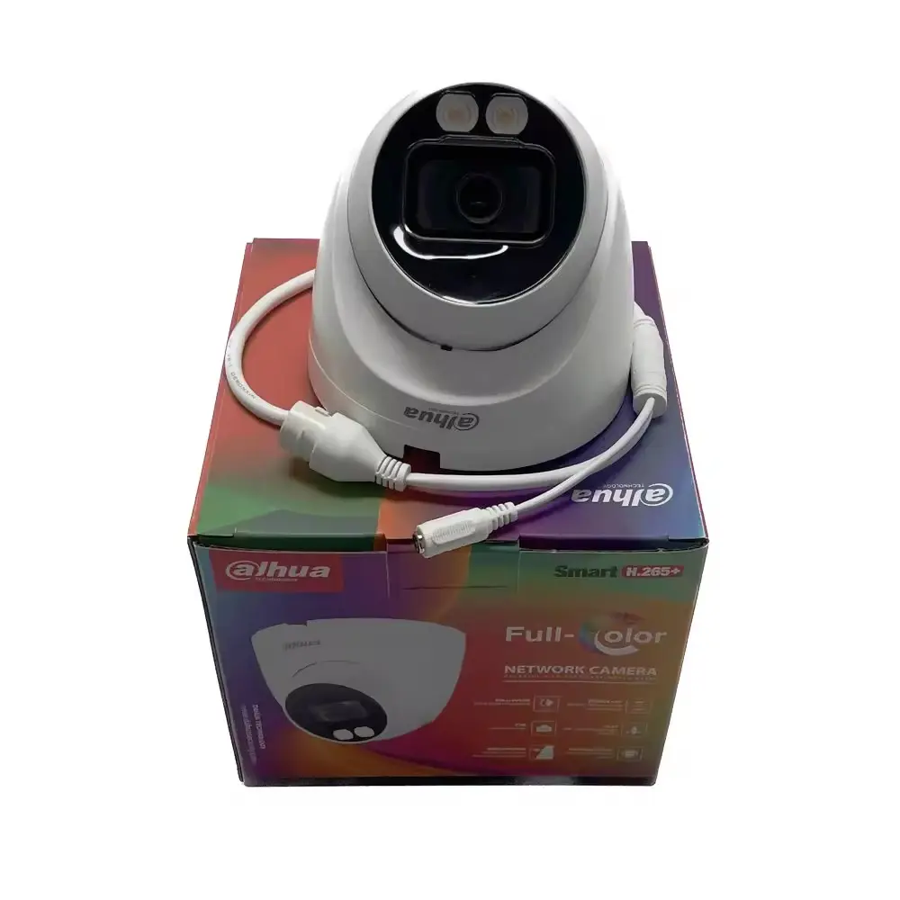 Dahua Giám sát camera quan sát 4MP đầy đủ màu sắc cố định tiêu cự nhãn cầu wizsense mạng Máy ảnh IPC-HDW2449T-S-LED