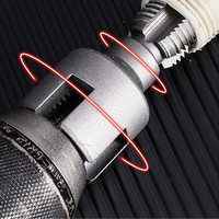 Taraudeuse pour tuyaux PPR PVC 1/2" 3/4" 1", type perceuse électrique, outil de taraudage pour tuyaux de plomberie pour réparation d'urgence