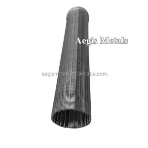 Stainless steel wedge V wire tube metal water well filter strainer