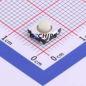 EVQQ2H03W Tactile Switch SMD,6x6.5mm Switch Single Pole Single Throw Round Button 1N Vertical Mount - Product Image 1