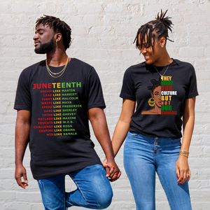 Nouvel arrivage 1865 juneenth t-shirt noir <span class=keywords><strong>histoire</strong></span> <span class=keywords><strong>afrique</strong></span> filles DTF impression transfert de chaleur pour bricolage T-shirts - Product Image 5