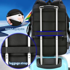 Nueva Llegada, Mochilas Escolares para Hombre, Modernas, Inteligentes, con Puerto USB, Diseño Personalizado, Impermeables, para Portátil - Product Image 4