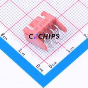 S4B-XH-A-R(LF)(SN) Wire-to-Board Pin Header Bent Lead Through Hole,P=2.5mm Connector 1x4P 2.5mm Right Angle Insert XH - Product Image 2