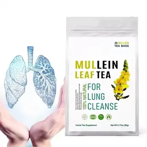 有机100% 天然毛叶茶肺清净茶保健补充剂肺清灰