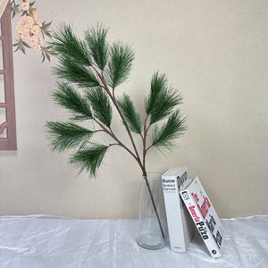 Árbol de Pino Artificial Decorativo Verde de 30cm-100cm, Plástico, Decoración para el Hogar, Estilo Chino, para Sala de Estar, Estudio, Escaparate - Product Image 1