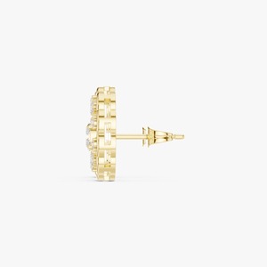 Pendientes de Diamantes con Diseño de Rayos de Sol de Excelente Calidad y Brillo Intenso para Mujer, Ideales para Fiestas y Regalos - Product Image 2