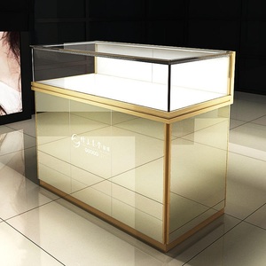 Estantería/Mueble de Exhibición de Aluminio y Cristal para Cigarrillos, Juguetes, Cajas Registradoras, Joyería y Almacenamiento en Supermercados - Product Image 2