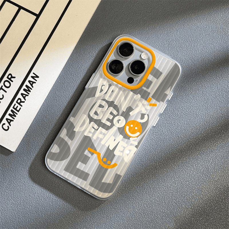 English Smile Face [Transparent Corrugated Case]