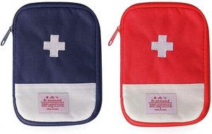 Botiquín <span class=keywords><strong>de</strong></span> Primeros Auxilios Portátil Mini con Diseño Cruzado para Campismo y Senderismo al Aire Libre, Elementos Esenciales <span class=keywords><strong>de</strong></span> Supervivencia Familiar para Campismo al Aire Libre - Product Image 1