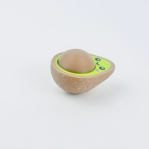 Giocattolo antistress a forma di avocado in PU, simpatico giocattolo da premere per decorare la scrivania, unisex - Product Image 3