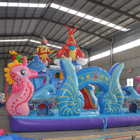 Château gonflable d'intérieur pour enfants avec toboggan Château gonflable et équipement d'amusement intérieur pour enfants