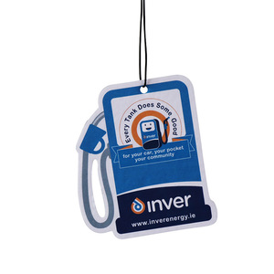 Désodorisant de voiture en papier avec logo personnalisé pour mariages, Noël, Halloween, remises de diplômes, Pâques, Nouvel An - Différentes formes et senteurs - Product Image 6