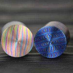 OEM/ODM erhältlich Damaskus <span class=keywords><strong>Titanium</strong></span> <span class=keywords><strong>Bar</strong></span>, kunden spezifischer Durchmesser und Länge - Product Image 6