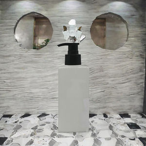 Botellas de Plástico PET Cuadradas de 90 ml para Champú y Gel de Ducha, con Pulverizador y Serigrafía, Venta al por Mayor - Product Image 3