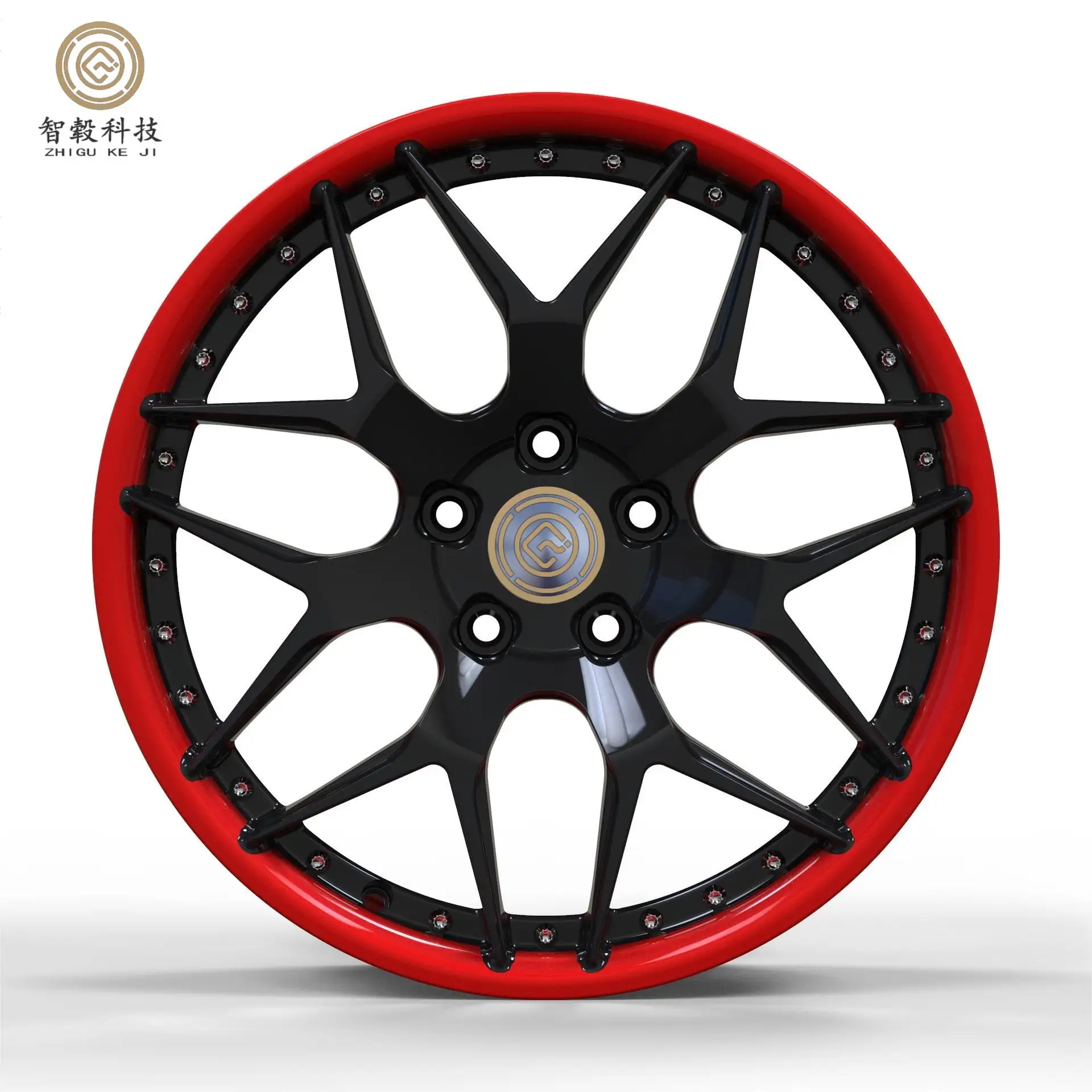 Professional 2 Piece Forged Alloy Rims | Customized T6061 18-24 Inch Forged Alloy Wheels | 2 Pieces for Corvettes C7 C8