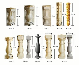 سياج مسبق الصنع من البلاستيك ABS ، درابزين ، درابزين ، قوالب سلالم درابزين لصب السور الإسمنتي - Product Image 6