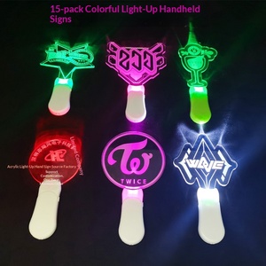 Barras Luminosas para Conciertos de Nochevieja, Luces de Apoyo Acrílicas, Novedosas, Personalizables, Fluorescentes, Intermitentes, Letreros de Mano para Conciertos - Product Image 4