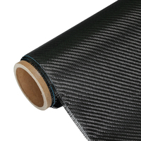 Rouleau de tissu en fibre de carbone tissée à sec 3K Toray Fibre T300, uni/twill, pour la décoration automobile