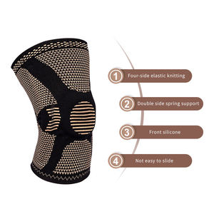 <span class=keywords><strong>Rodillera</strong></span> <span class=keywords><strong>de</strong></span> compresión <span class=keywords><strong>de</strong></span> cobre <span class=keywords><strong>de</strong></span> alta calidad al por mayor NJ con soporte elástico y barra <span class=keywords><strong>de</strong></span> resorte - Product Image 2