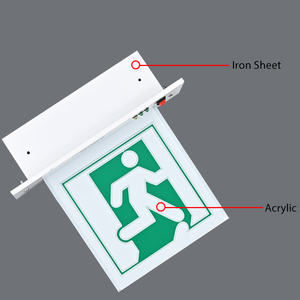 LED <strong>Exit</strong> Sign Emergency Light Factory Wholesale Customized <strong>Exit</strong> Sign Emergency Light Corridor Recessed <strong>Exit</strong> Sign Emergency Light - Product Image 4
