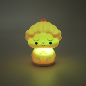 OEM tùy chỉnh đèn xách tay Ví đèn dễ thương cổ tích hình dạng cảm ứng chuyển đổi Keychain ánh sáng LED Túi xách ánh sáng mềm Silicone Đèn cho món quà - Product Image 3