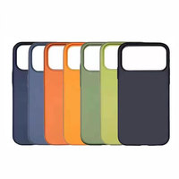 Funda de silicona líquida para iPhone 18, a prueba de golpes, magnética, suave al tacto, con forro de microfibra