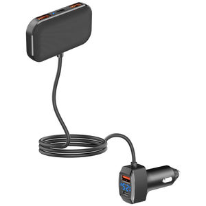 Chargeur de voiture HUB à charge prolongée haute puissance 31W avec 5 ports USB et chargeur Type-C pour plusieurs appareils - Product Image 5