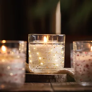 CNUSキャンドルアロマティックロマンチックバレンタインデー雰囲気アロマセラピーキャンドルLEDライトアップ装飾クリスマス香りキャンドル