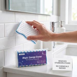 Éponge magique pour sandwichs, éponge de nettoyage multi-usages en mélamine nano et PU 3-en-1 - Product Image 1