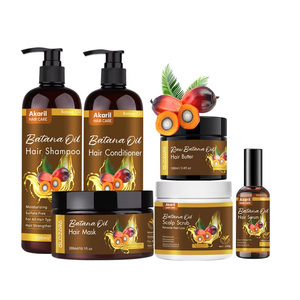 مجموعة شامبو وبلسم أكاريل لنمو الشعر بزيت الباتانا، علاج مضاد لتساقط الشعر، مجموعة العناية بإعادة نمو الشعر - Product Image 1