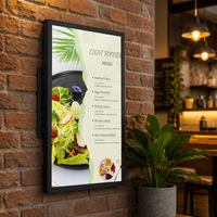 Afficheur LCD portable d'extérieur de 32 à 43 pouces, écran haute luminosité de 1800 nits, étanche IP65, panneau de menu LCD mural