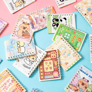 Cuaderno de bobina enrollable con texto bonito para <span class=keywords><strong>estudiantes</strong></span> de escuela primaria, Mini A7, Bloc de notas en espiral, pantalones de bolsillo con solapa, manual de palabras para <span class=keywords><strong>estudiantes</strong></span> - Product Image 4