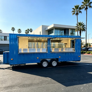Camion de restauration mobile préfabriqué 2026 entièrement équipé, cuisine mobile pour hot-dogs et pizzas avec 220V, à vendre aux États-Unis et en Australie - Product Image 2