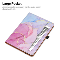 Étui Bojin pour iPad 9,7 pouces 5e/6e génération 2018/2017, en cuir PU premium, avec support, fermeture magnétique, fonction veille automatique, fin et élégant
