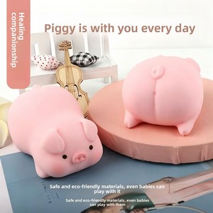 Jouet Squishy en forme de cochon, chien, panda, à récupération lente, doux, réutilisable, anti-stress, jouet de décompression, plusieurs styles - Product Image 3