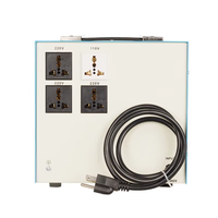 Régulateur de stabilisateur de tension SVR-2000VA monophasé 220V servomoteur à usage domestique avec pointeur en cuivre fréquence 50Hz courant alternatif SVC