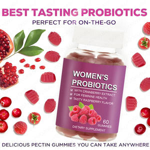 Synkonda Probióticos <span class=keywords><strong>para</strong></span> Mujeres Adultas, 60 Gomitas, Extracto de Arándano, Salud Femenina, Sabor Frambuesa, Suplemento Dietético Masticable OEM - Product Image 6