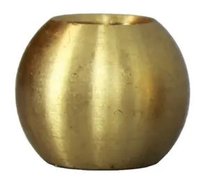 Brass 100MM 200MM Diameter hollow Ball with middle female thread Tapped Through Hole