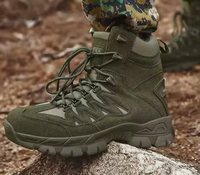 Vente chaude Tactique Hommes Bottes Randonnée Cheville Chaussures Spécial Desert Botas En Plein Air Eva Diy Bottes D'hiver Haut Haut