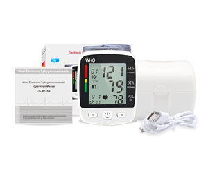 OEM giọng nói phát sóng Huyết Áp Màn hình cổ Tay Huyết Áp Meter sử dụng USB sạc máy đo huyết áp - Product Image 6