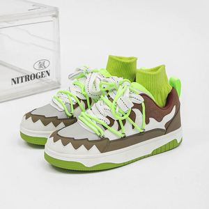 2026 Top Quality Designer Men Shoes Fashion Comfortable Women Sneakers Student Flat Sport Shoes Leather Casual Skateboard Shoes - Product Image 2